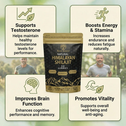 Himalayan Shilajit - Benefits Infographic